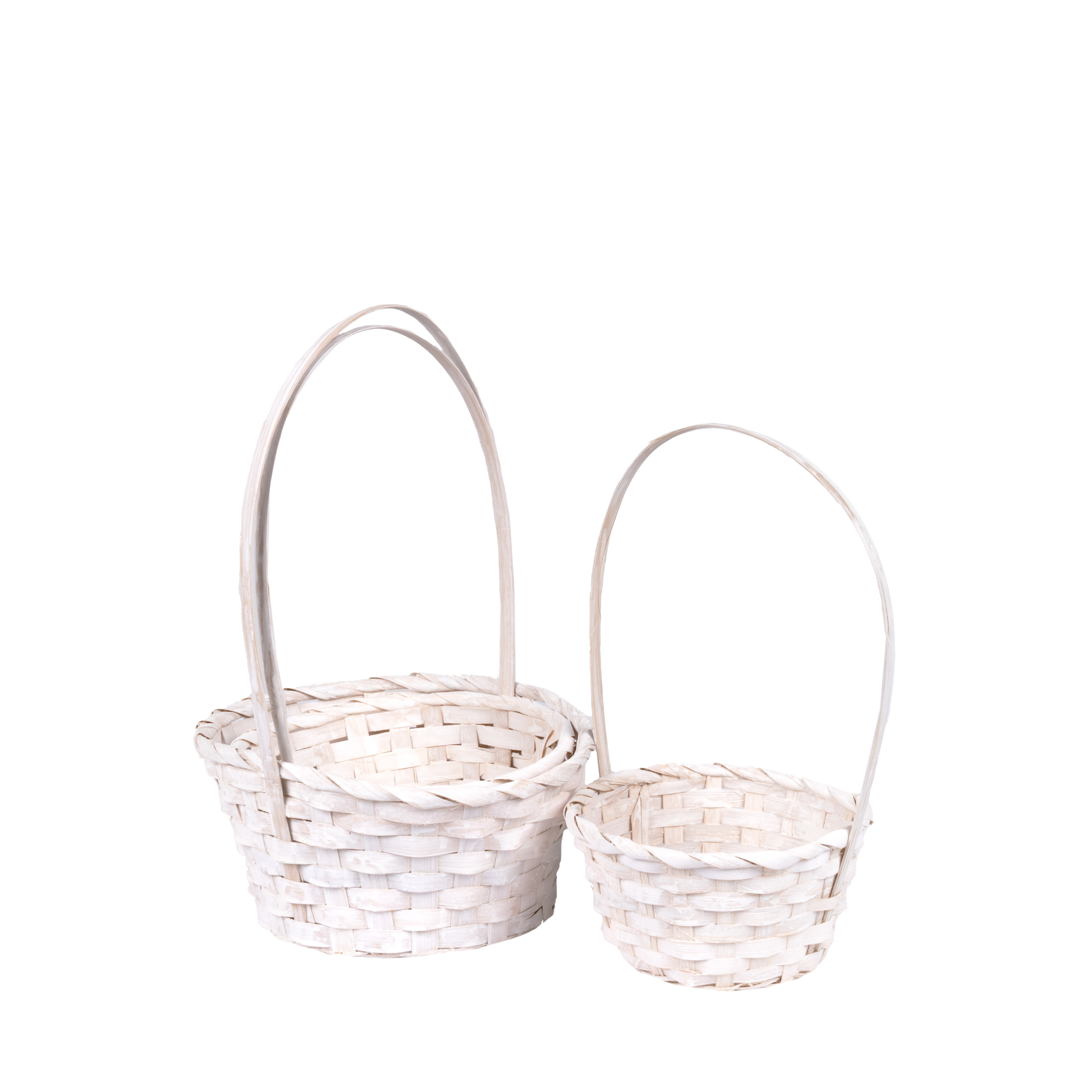 Bamboo baskets D23xH10, D20xH9, D17xH8cm 3pcs